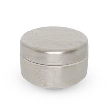 Pure Silver Glaze (Tataki Texture) Bonbonniere 2.25"