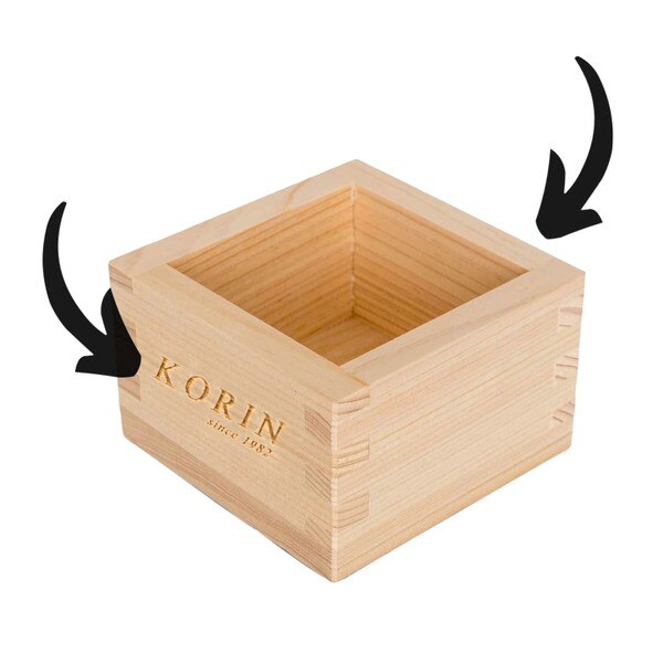 Image of Sake Box Engraving 2 Sides