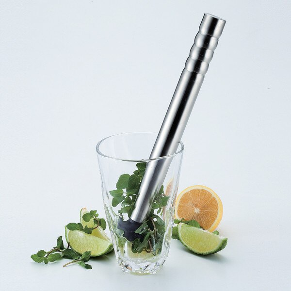 Image of Yukiwa Large Stainless Steel Cocktail Muddler 5