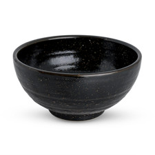 Yuzu Black Bowl 6"