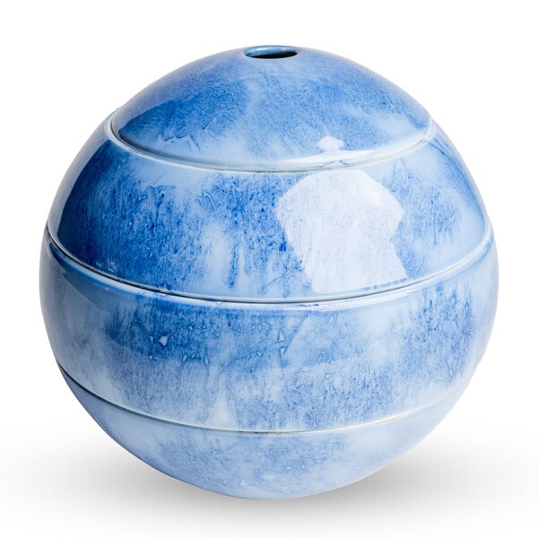 Image of Oju Blue 3 Tier Layered Box 6" 1
