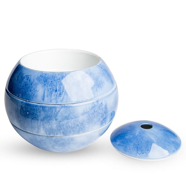 Image of Oju Blue 3 Tier Layered Box 6" 2