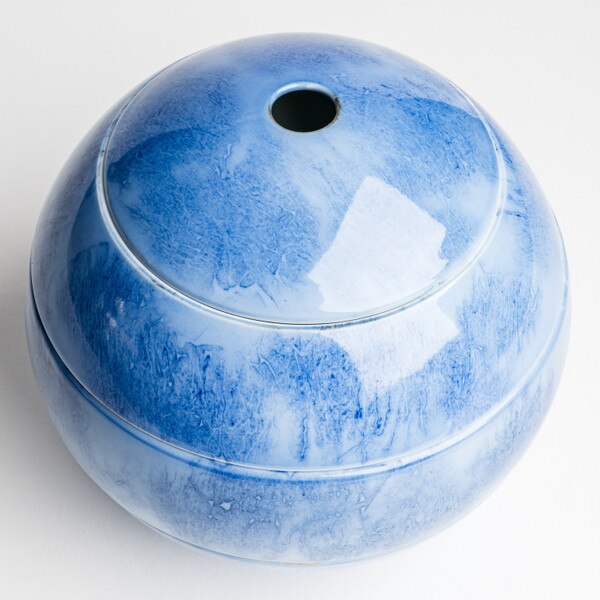 Image of Oju Blue 3 Tier Layered Box 6" 4