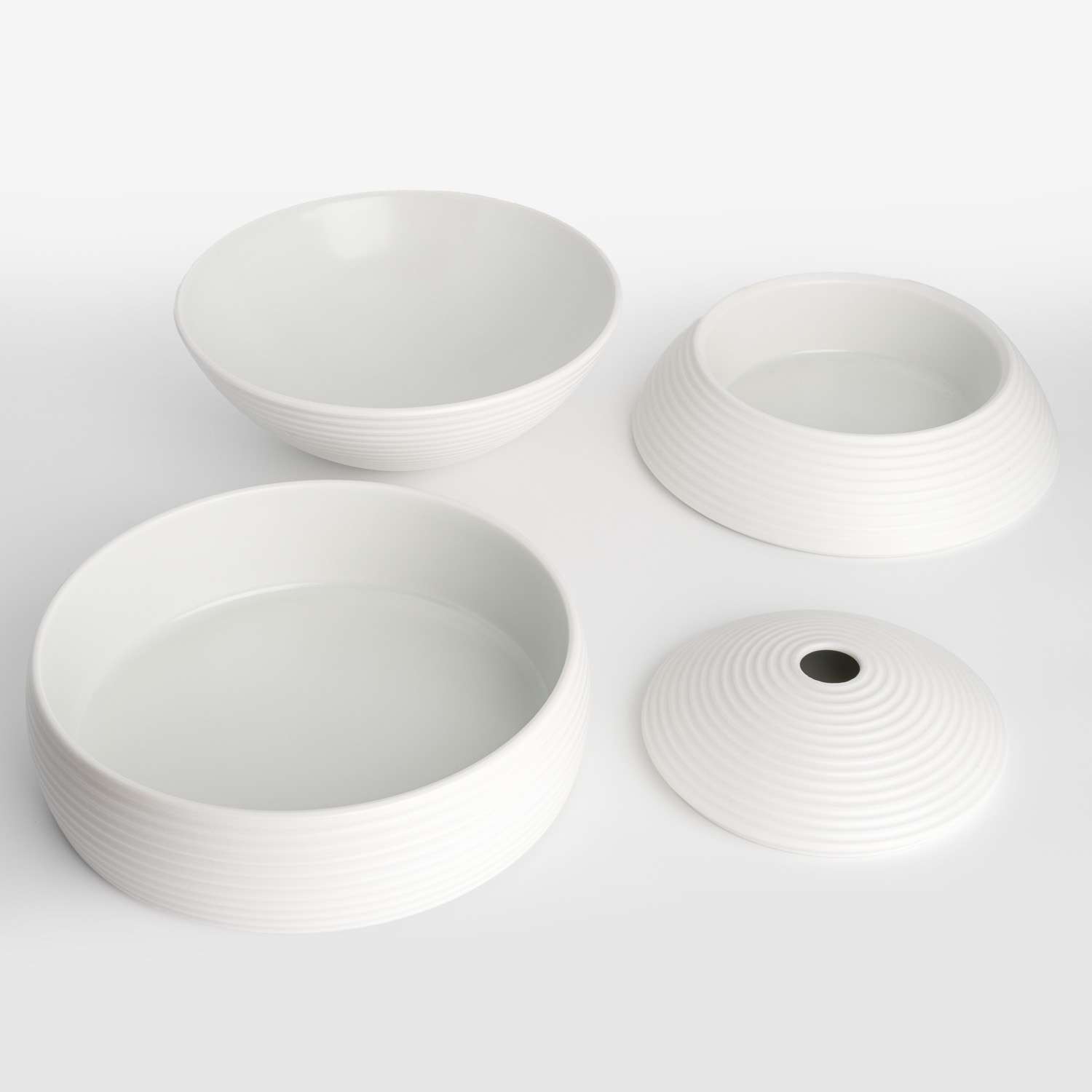 hakuhaku　6個　赤3 黄3 ① Oju Hakuji Sendan 3 Tier Layered Box 6