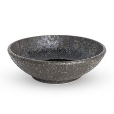 Crater Black Bowl 6.5"