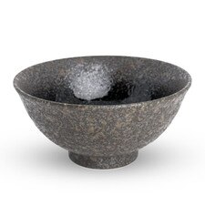 Crater Black Bowl 6.25"