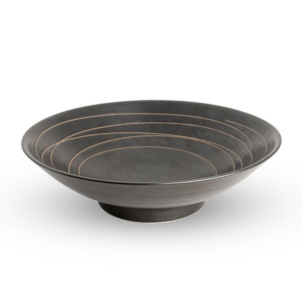 Image of Stitch Black Coupe Bowl 9.75" 1