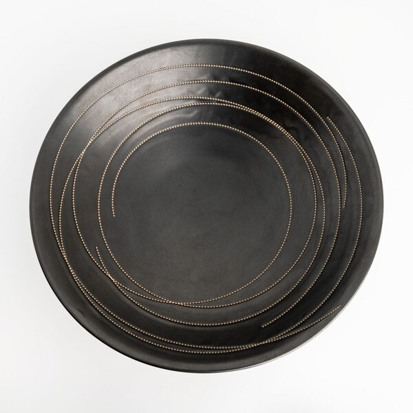 Image of Stitch Black Coupe Bowl 9.75" 3