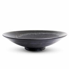 Black Oribe Round Bowl