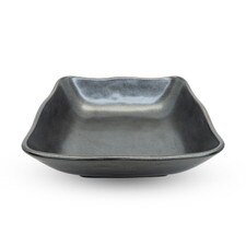 Tessa Black Square Bowl 6.5"