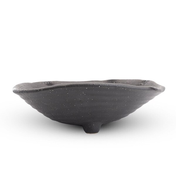 Image of Mikage Black Speckled Bowl 9.25" 2