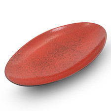 Milano Red Oval Bowl 11"