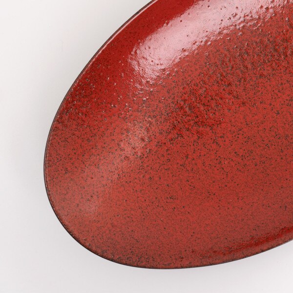 Image of Milano Red Oval Coupe Bowl 11" 3