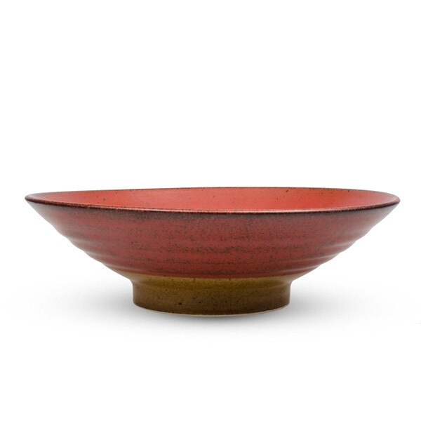 Image of Kurumi Red Round Bowl 9.75" 2