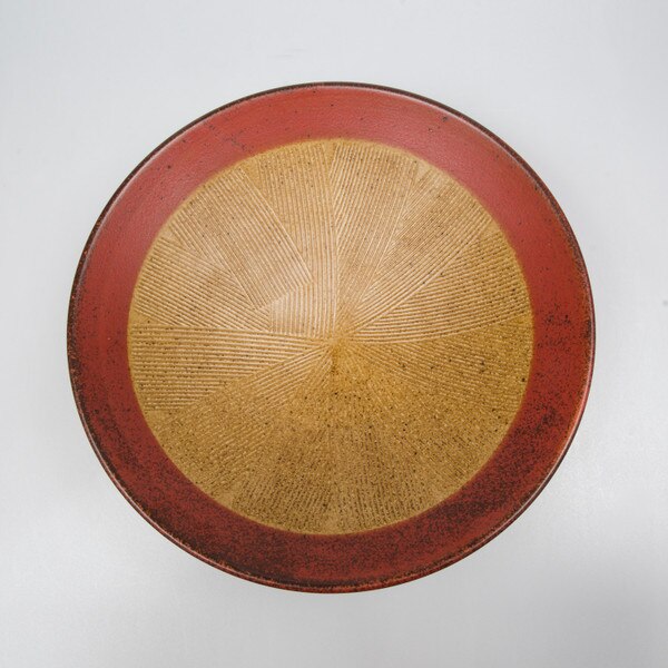 Image of Kurumi Red Round Bowl 9.75" 3