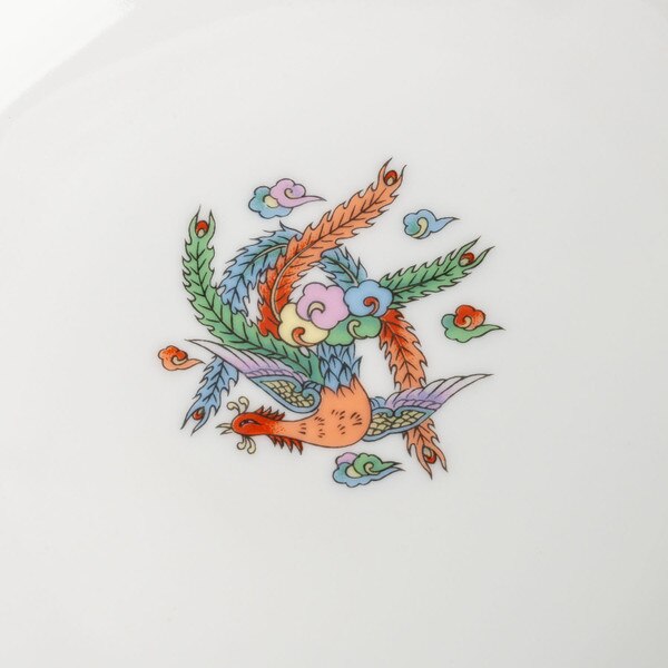 Image of White and Red Bowl 8.5" 4