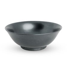 Tessa Black Bowl 7.75"