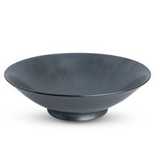 Tessa Black Bowl 10"