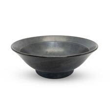 Tessa Black Bowl 8.5"