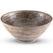 Uzumaki Dark Brown Bowl 7.5"