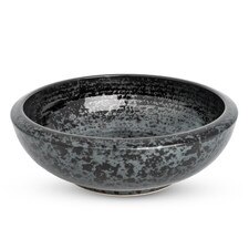 Silver Granite Wide Bowl 6.75"