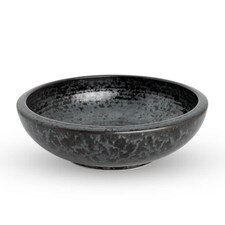 Silver Granite Bowl 8"