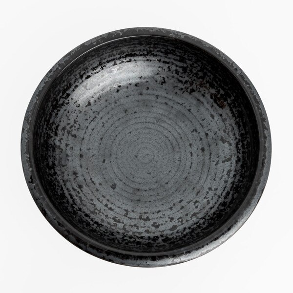 Image of Silver Granite Bowl 8" 3