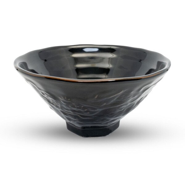 Image of Black Tenmoku Flare Bowl 7.75" 1