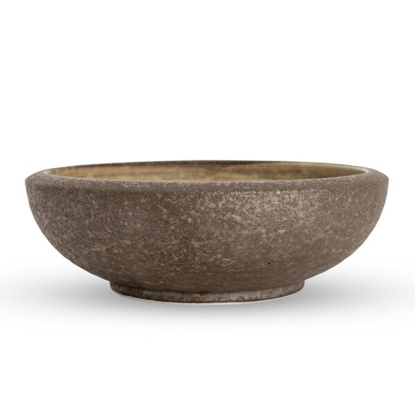 Image of Brown Nenrin Wide Bowl 6.75" 2