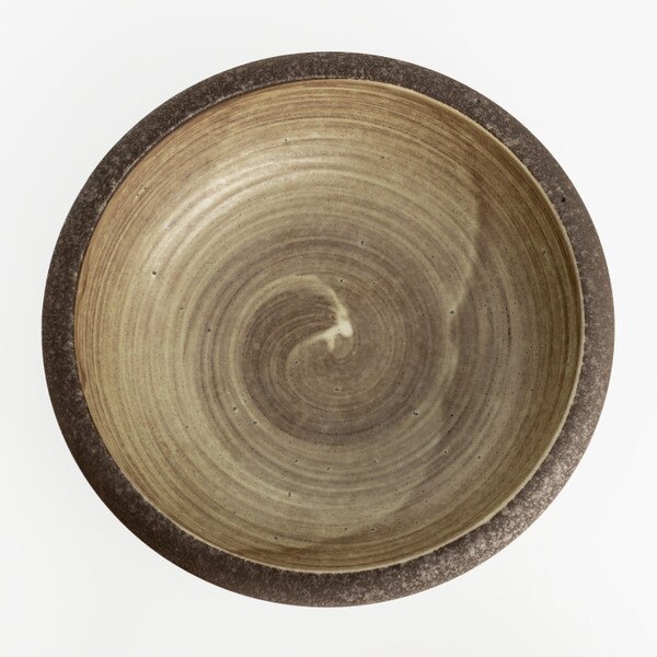 Image of Brown Nenrin Wide Bowl 6.75" 3