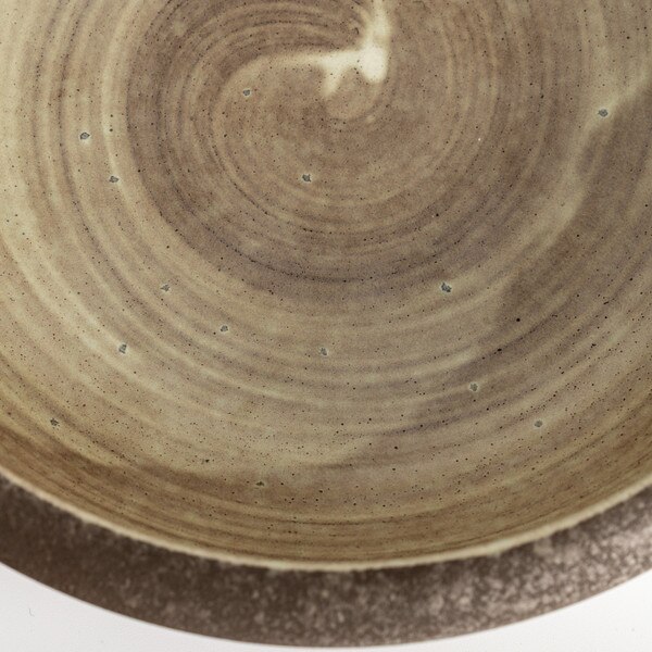 Image of Brown Nenrin Wide Bowl 6.75" 4