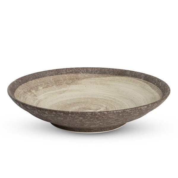 Image of Brown Nenrin Coupe Bowl 9" 1