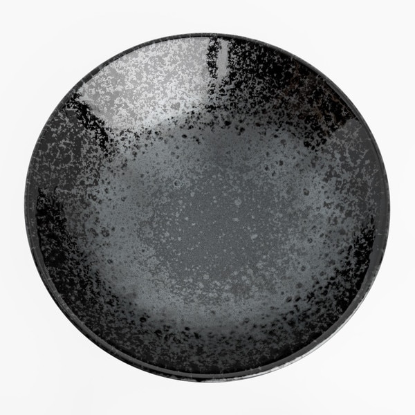 Image of Silver Granite Bowl 9.75" 3