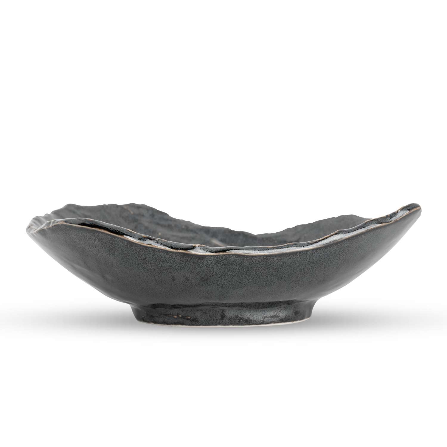 食器 SKAL  BOWL  SCHALE  COUPE Tessa Black Abstract Coupe Bowl 8.5