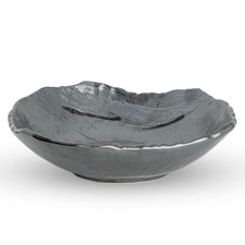 Tessa Black Large Abstract Bowl