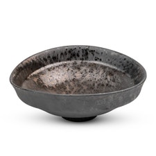 Kinkessho Bronze Curved Bowl 7"