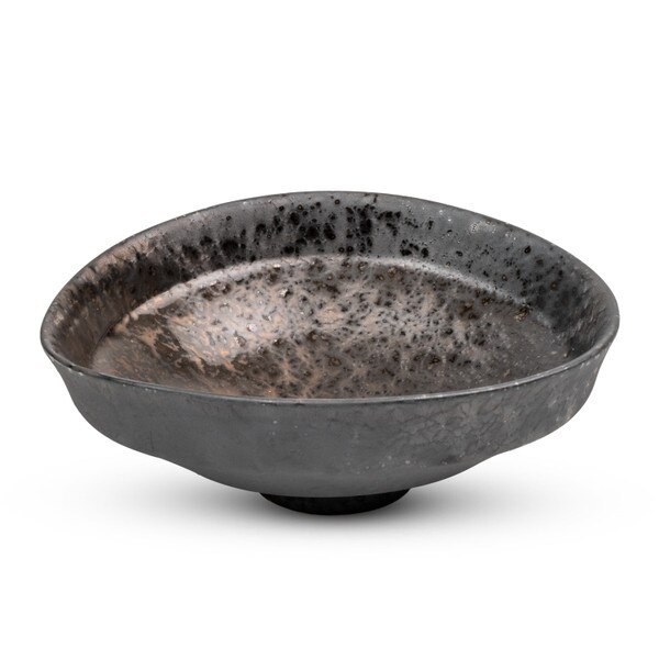 Image of Kinkessho Bronze Curved Bowl 7" 1