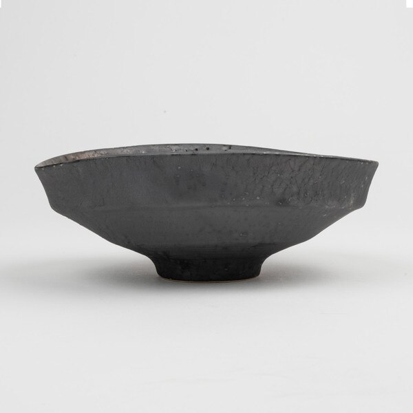 Image of Kinkessho Bronze Curved Bowl 7" 2