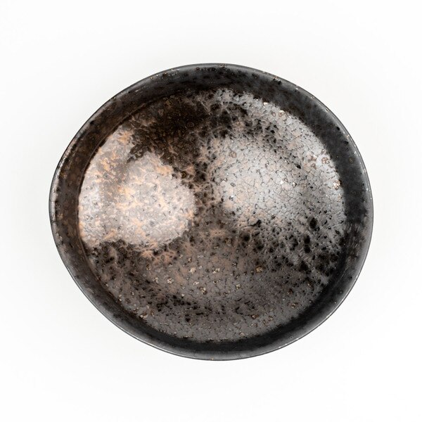 Image of Kinkessho Bronze Curved Bowl 7" 3
