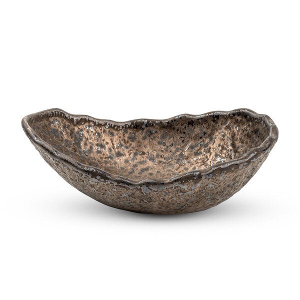 Image of Aged Oval Bowl 7" 1