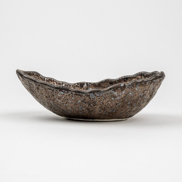 Image of Aged Oval Bowl 7" 2