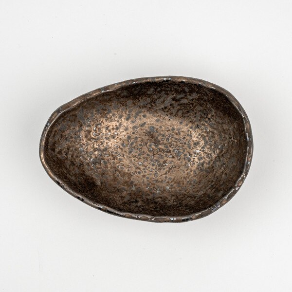 Image of Aged Oval Bowl 7" 3