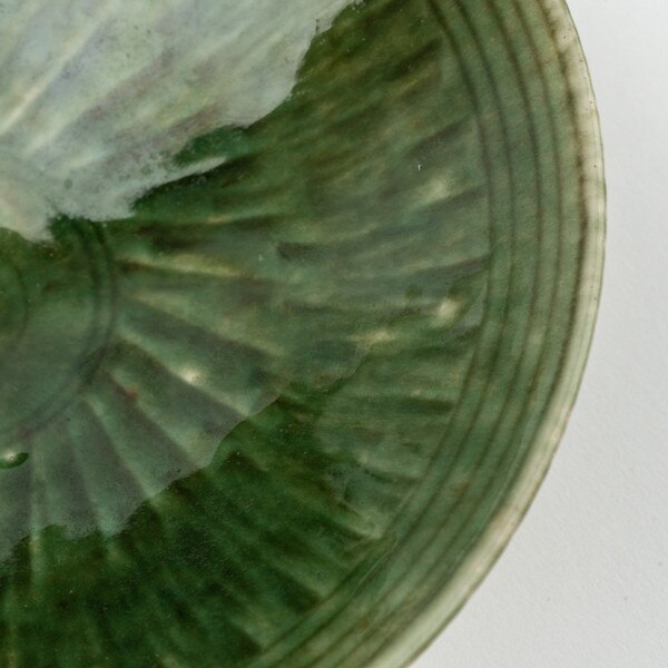 Image of Oribe Green Tochiri Bowl 6.25" 4