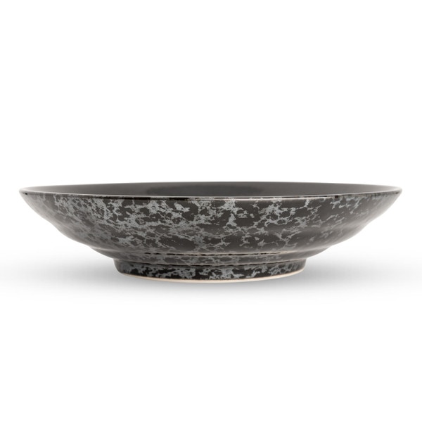 Image of Silver Granite Coupe Bowl 9" 2
