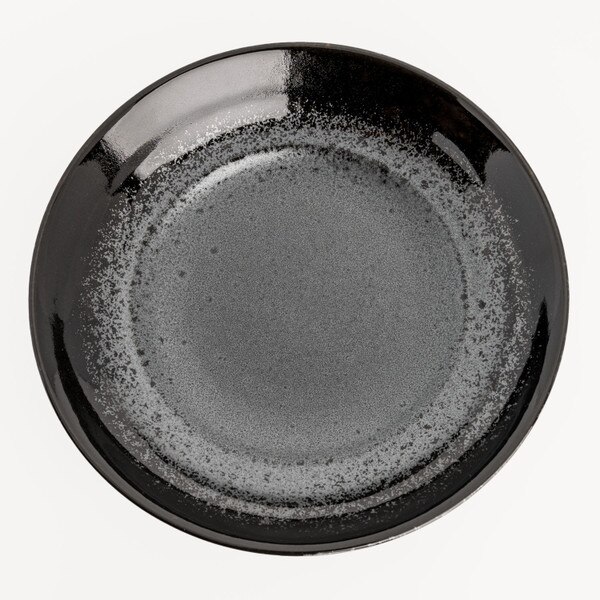 Image of Silver Granite Coupe Bowl 9" 3