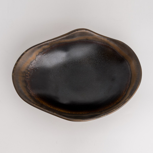 Image of Korin Durable Yoru Bronze Abstract Bowl 8" 3