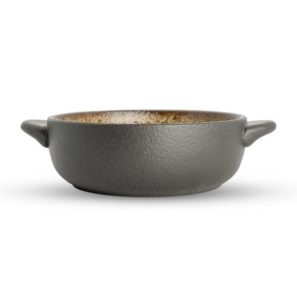 Image of Korin Durable Sage Green Soup Bowl w/ Handles 5.5" 2
