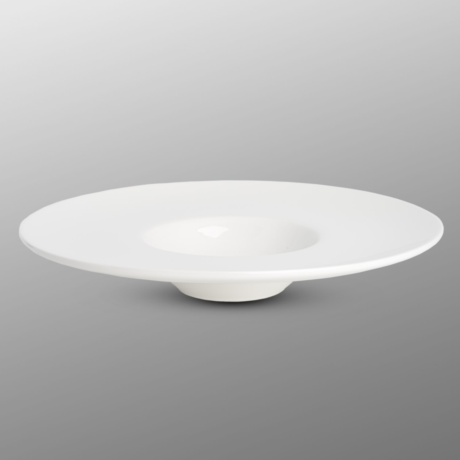 Korin Durable White Wide Rim Bowl 9.25