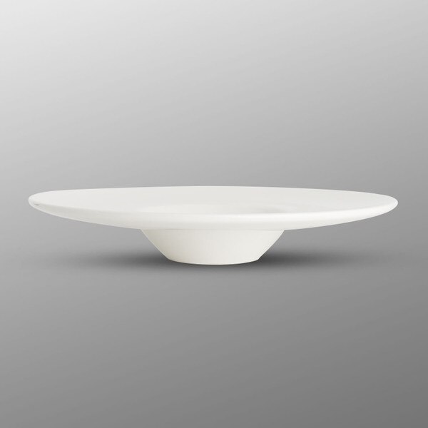 Image of Korin Durable White Wide Rim Bowl 9.25" 2