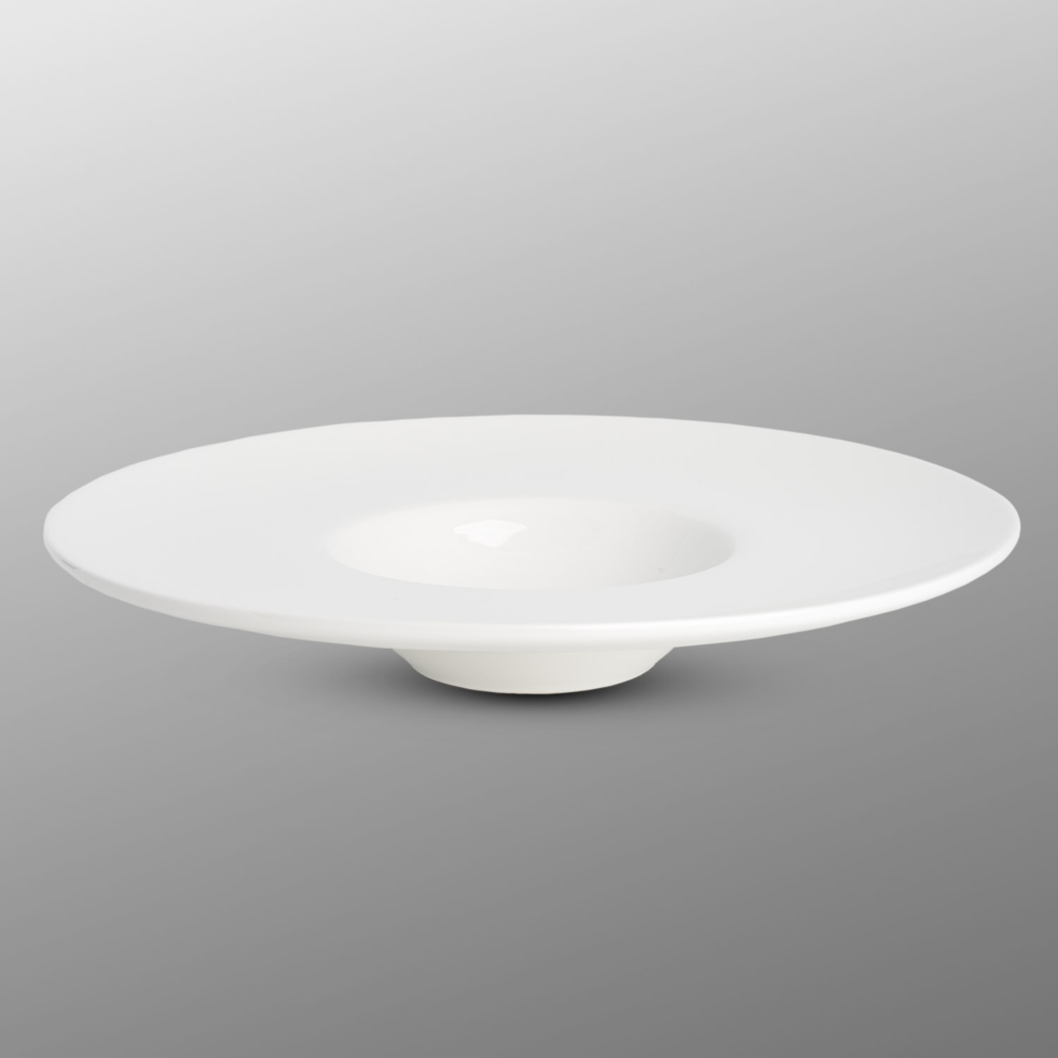 Korin Durable White Wide Rim Bowl 11.25
